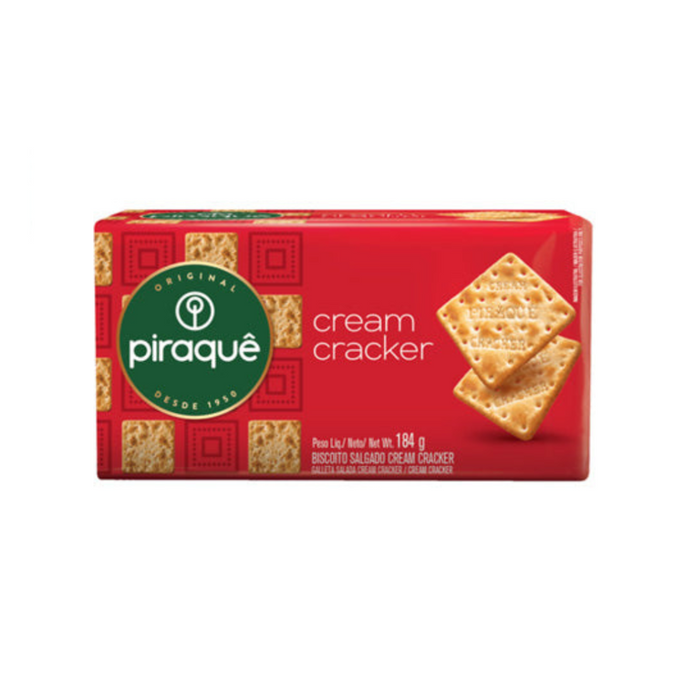 Piraque Biscoito Cream Cracker 184g