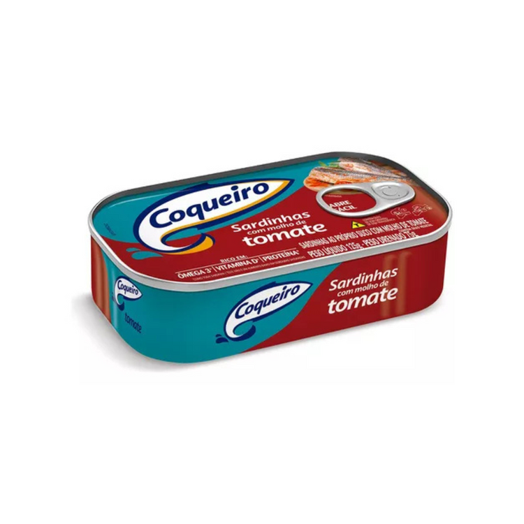 Sardinhas com molho de tomate Coqueiro 125g