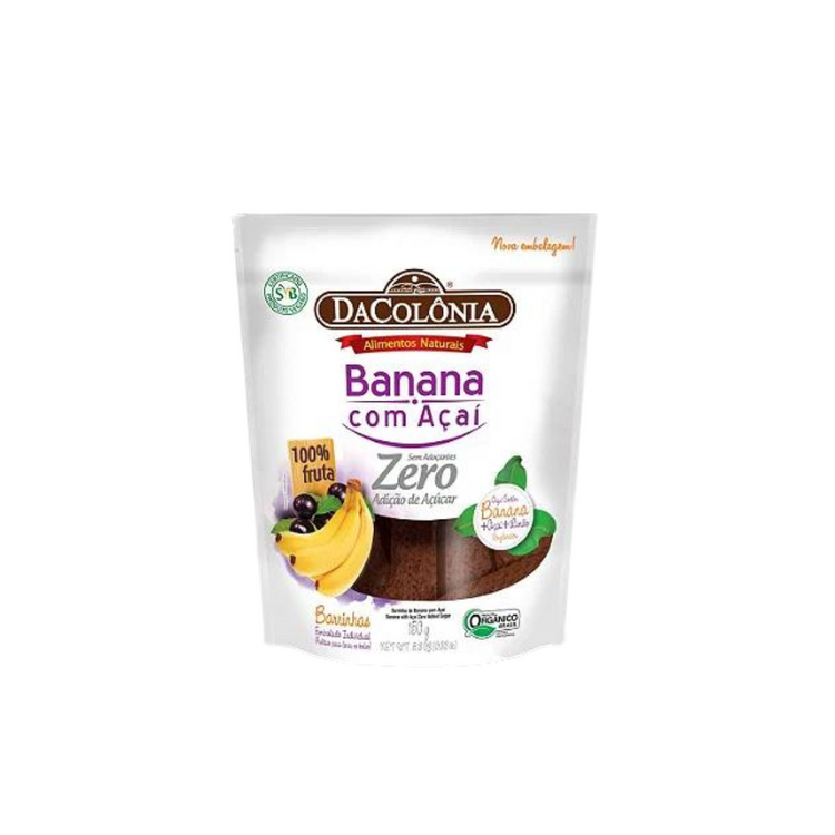 Banana com Açaí Barrinhas DaColonia 150g