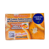 Cubos de panela instantanea sabor Naranja El trapiche 320g