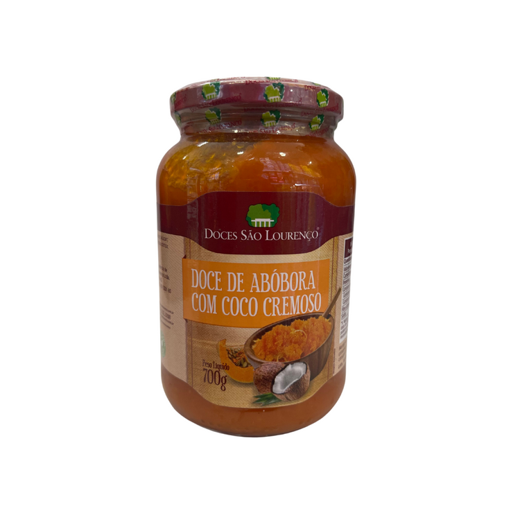 Doce de abobora com coco 700g